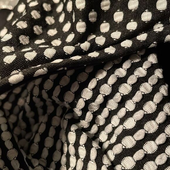 Motherhood sz M maternity dress black & white sleeveless block design polka dot - Picture 13 of 15